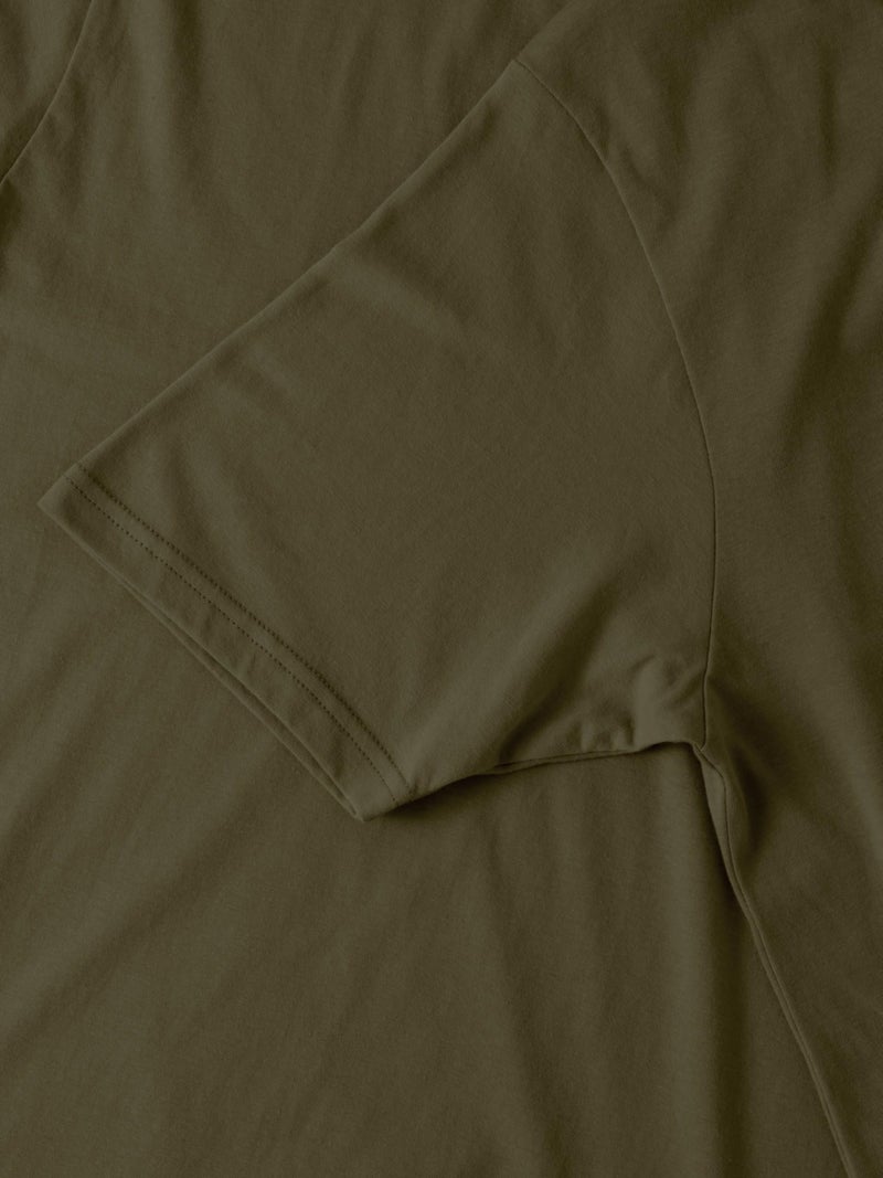Hat and Beyond Mens Hipster Curve Hem Droptail Tee Premium Longline T Shirts (X-Large, 1hc01_Military Green) - Image 5